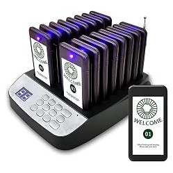 Restaurant Pager System, 1640ft Long Range