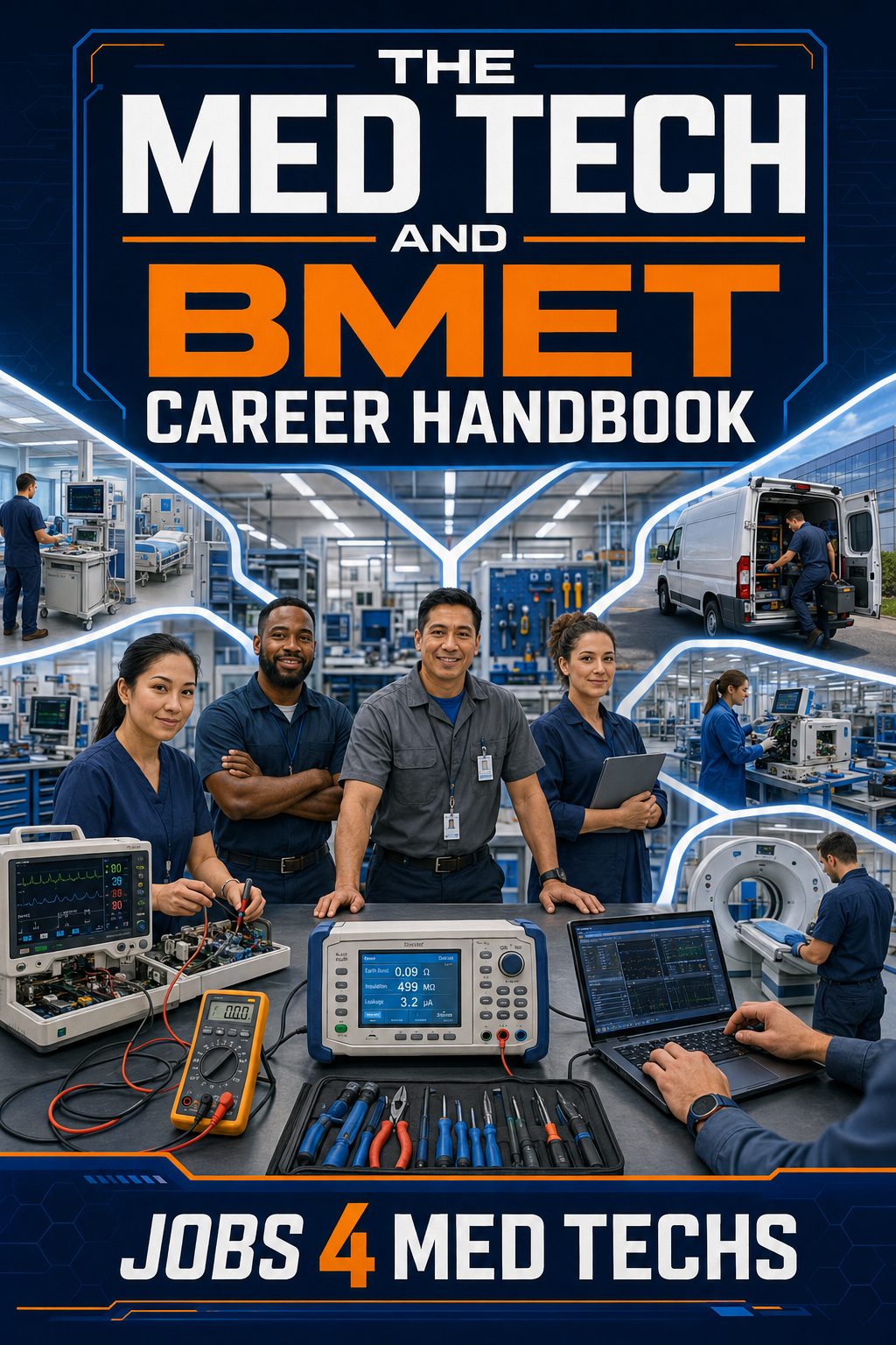 The Med Tech and BMET Career Handbook — eBook cover